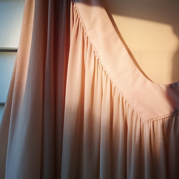 Beach Bunny Ombre Gold Sparkle Coverup Dress S 4 6 - Picture 6 of 9